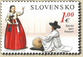 540 - Spoločné vydanie s Kóreou: Epický spev Pansori