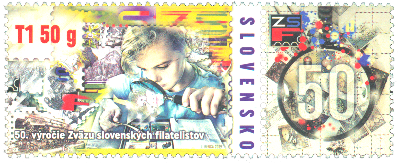 686 - 50. výročie Zväzu slovenských filatelistov